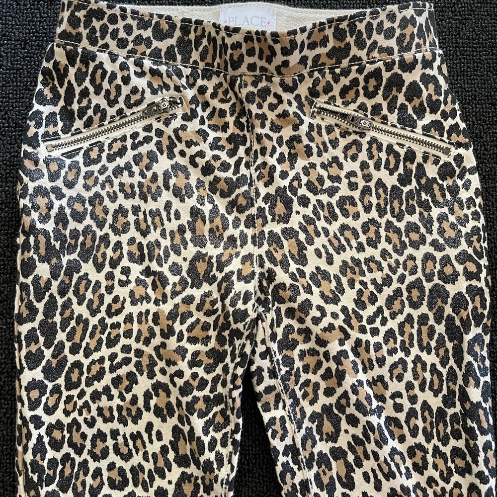 Legging/jeggings leopard girls size 10